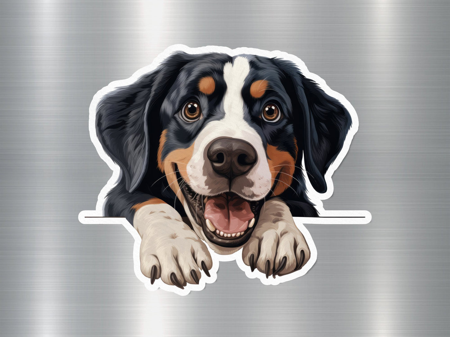 Wholesale Appenzeller Sennenhund Smile Dog Sticker