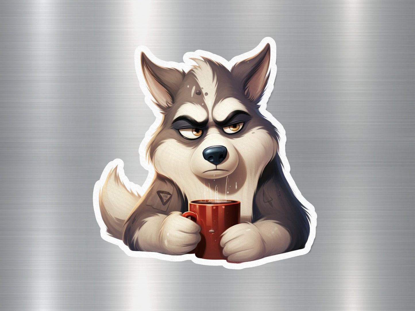 Wholesale Tired Terrier Dog Sticker
