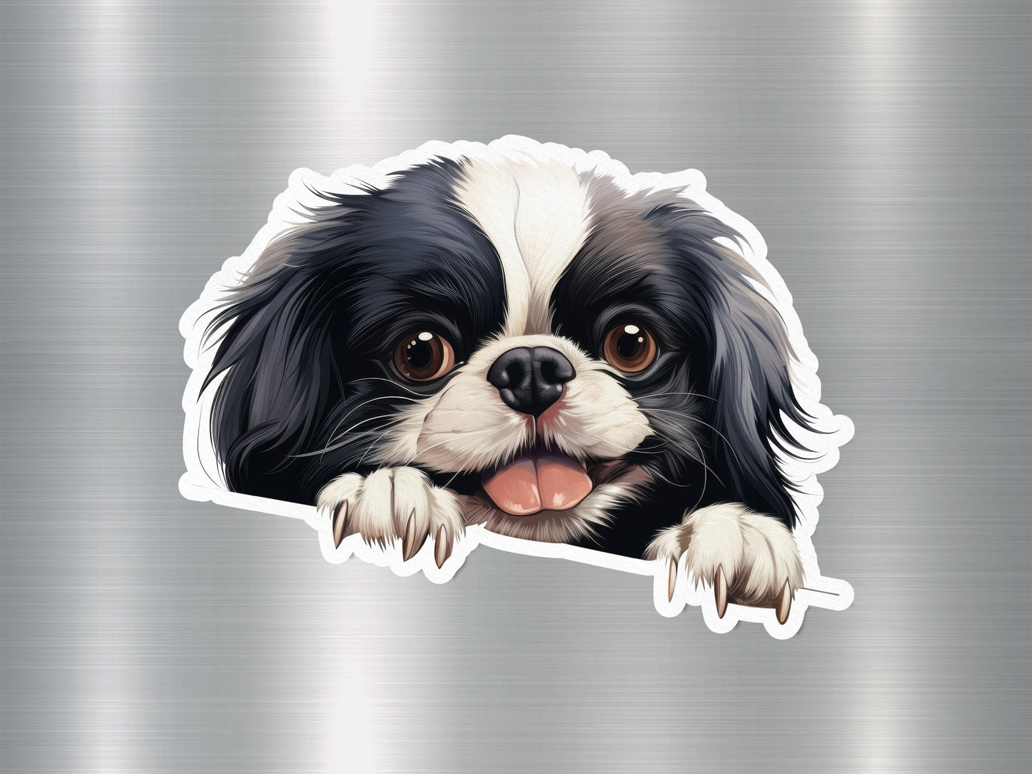 Wholesale Cute Japanese Chin Charm Dog Sticker