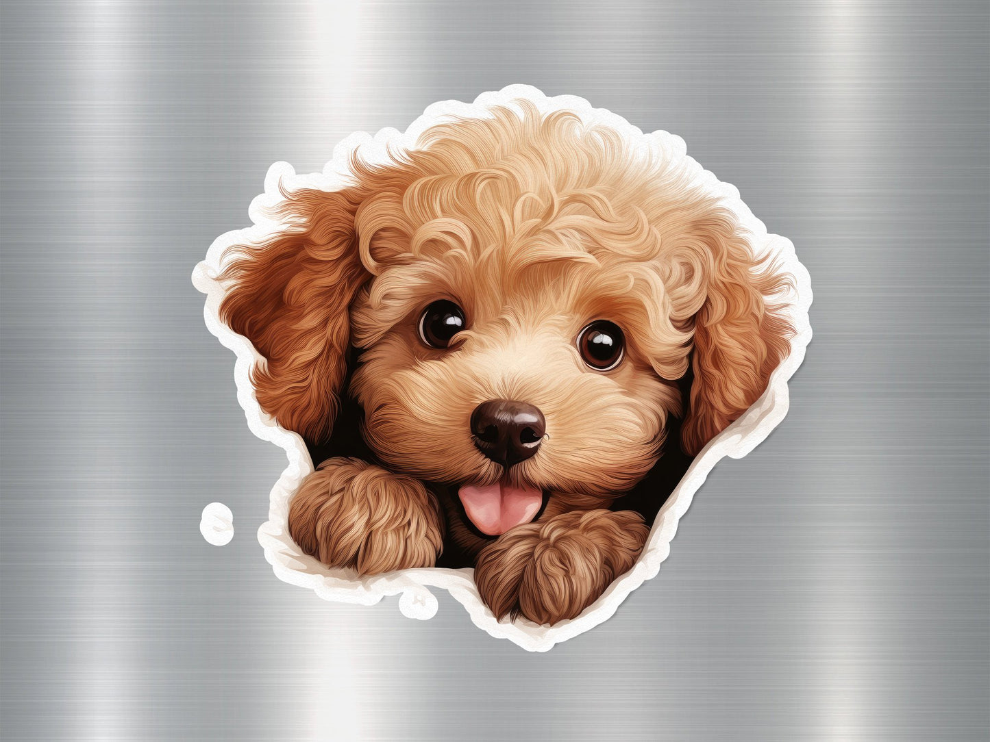 Wholesale Standard Poodle Dog Sticker