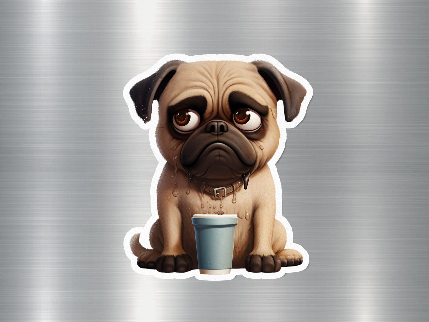 Wholesale Sleepy Pup Dog Sticker