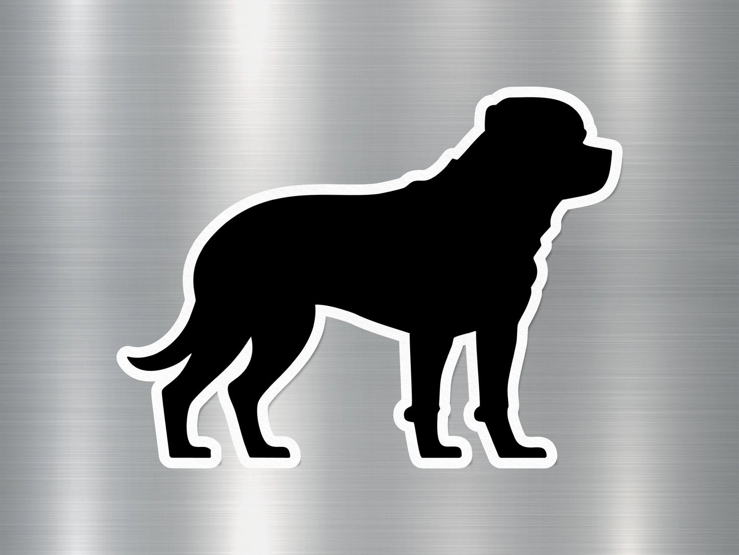 Wholesale Rottweiler Silhouette Dog Sticker