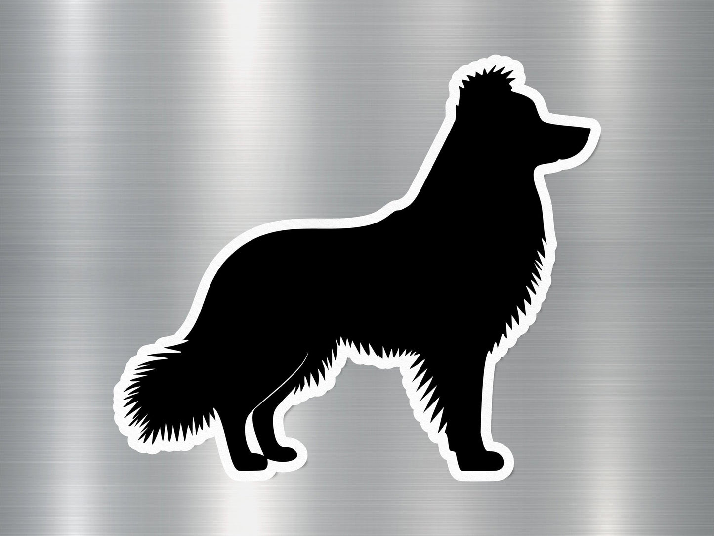 Wholesale Border Collie Silhouette Dog Sticker