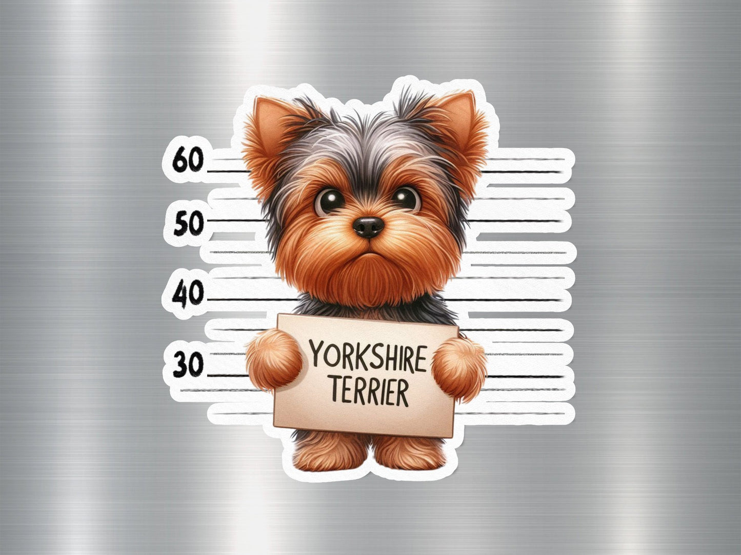 Wholesale Yorkshire Terrier Mugshot Dog Sticker