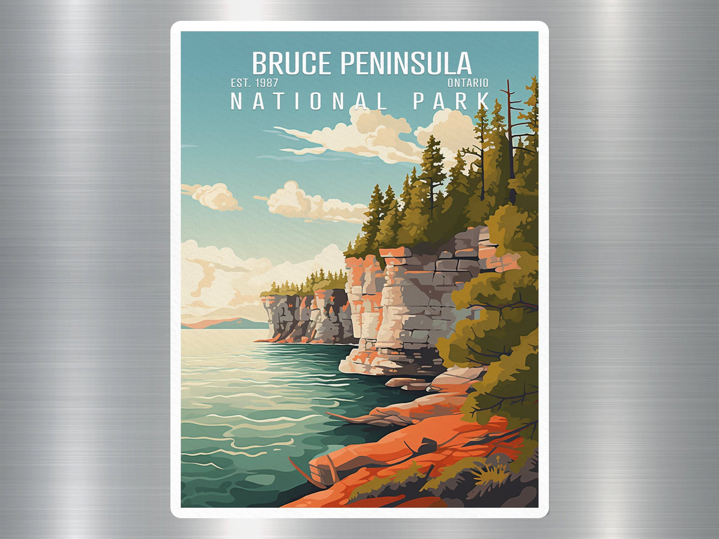 Wholesale Bruce Peninsula Canada National Park Sticker