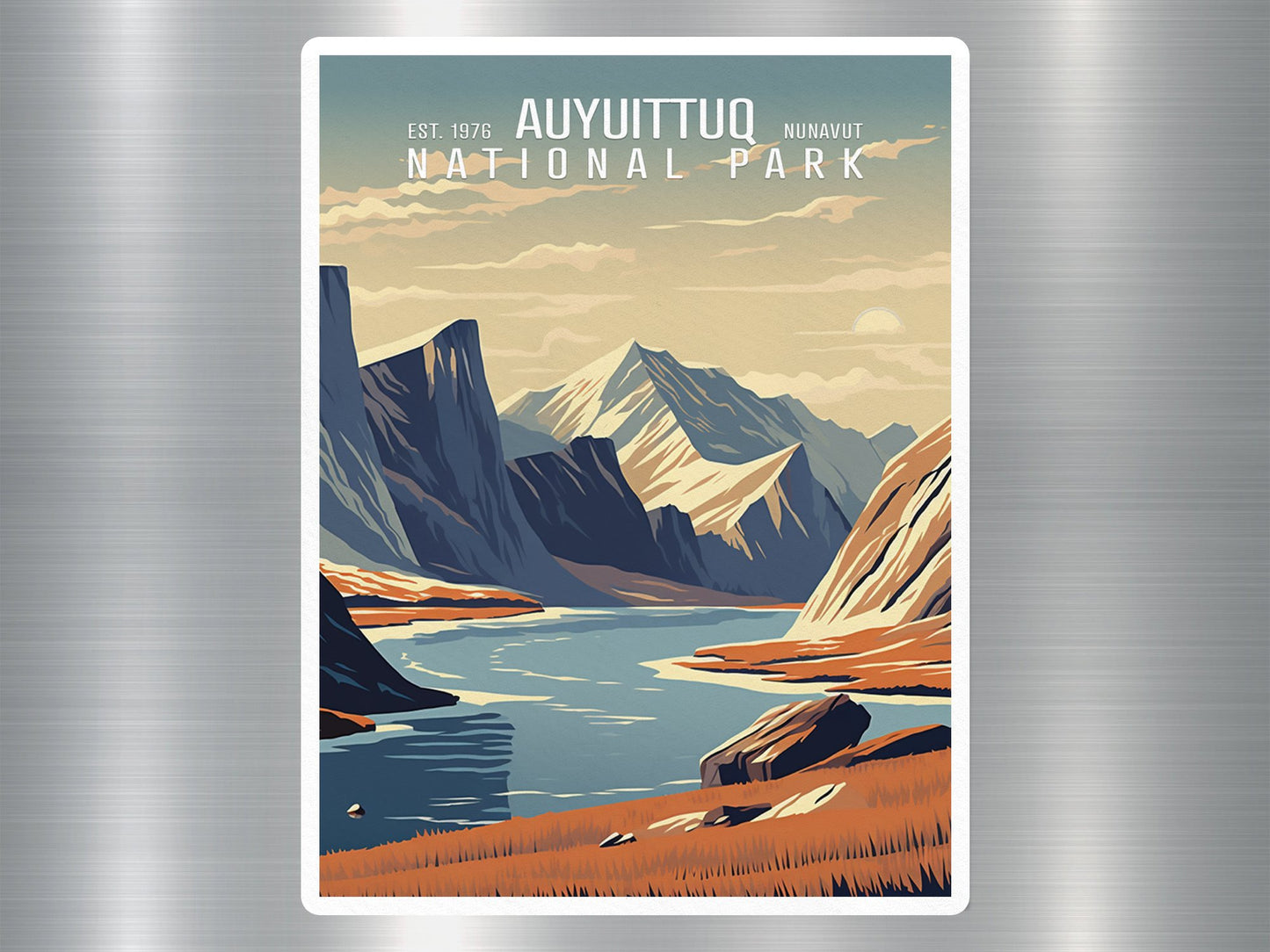 Wholesale Auyuittuq Canada National Park Sticker