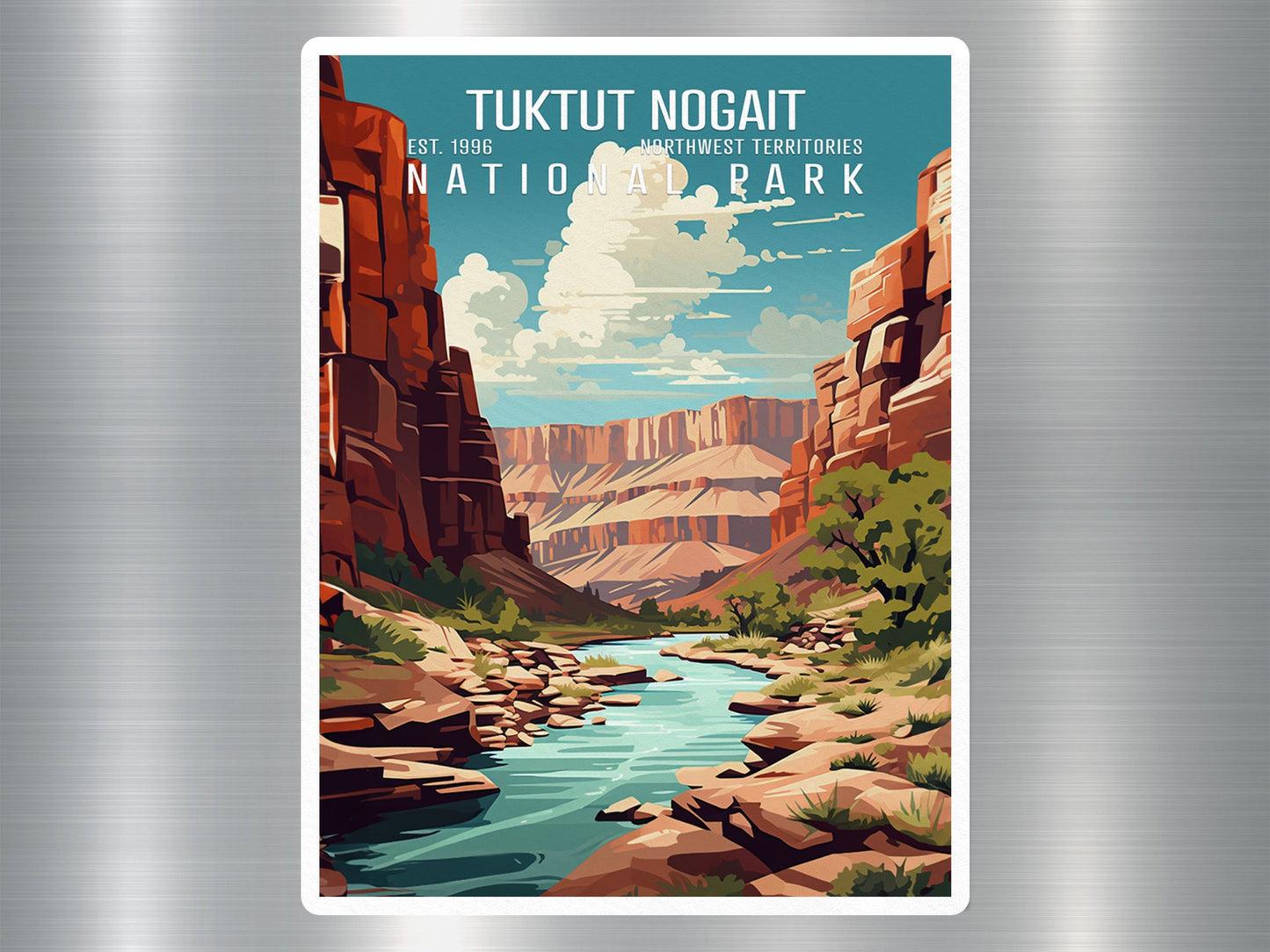 Wholesale Tuktut Nogait Canada National Park Sticker