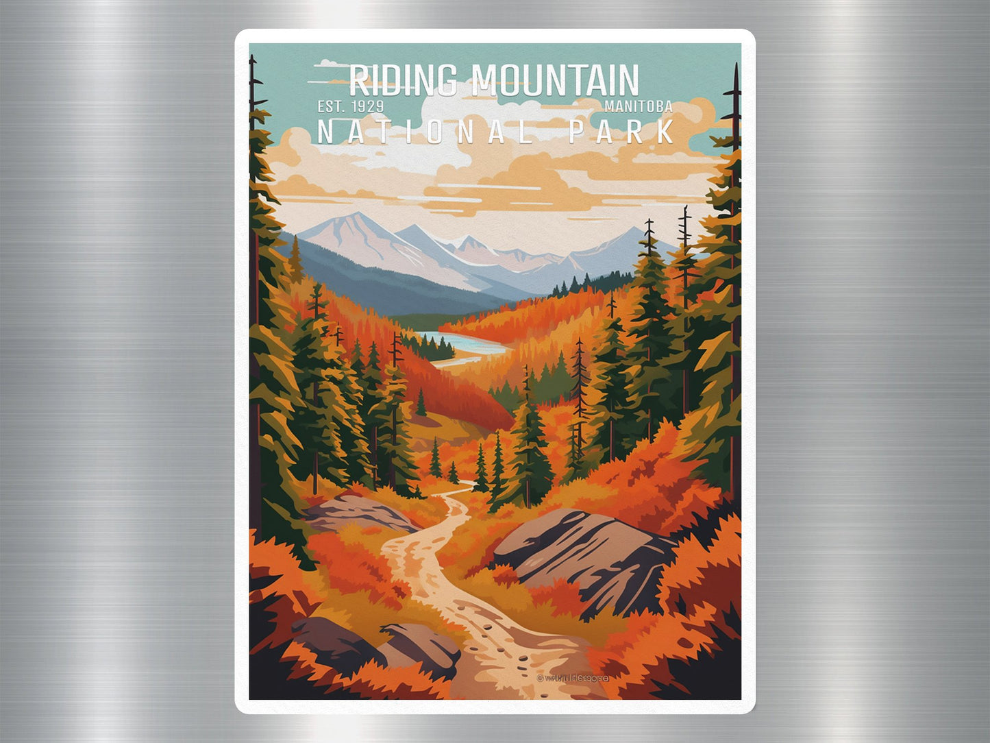 Wholesale Riding Mountain Canada National Park Sticker