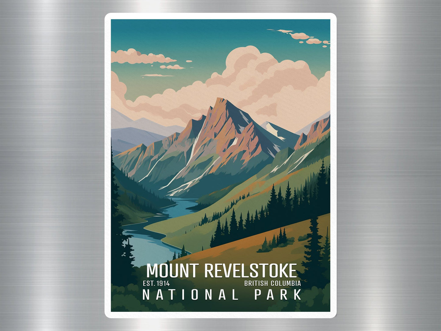Wholesale Mount Revelstok Canada National Park Sticker