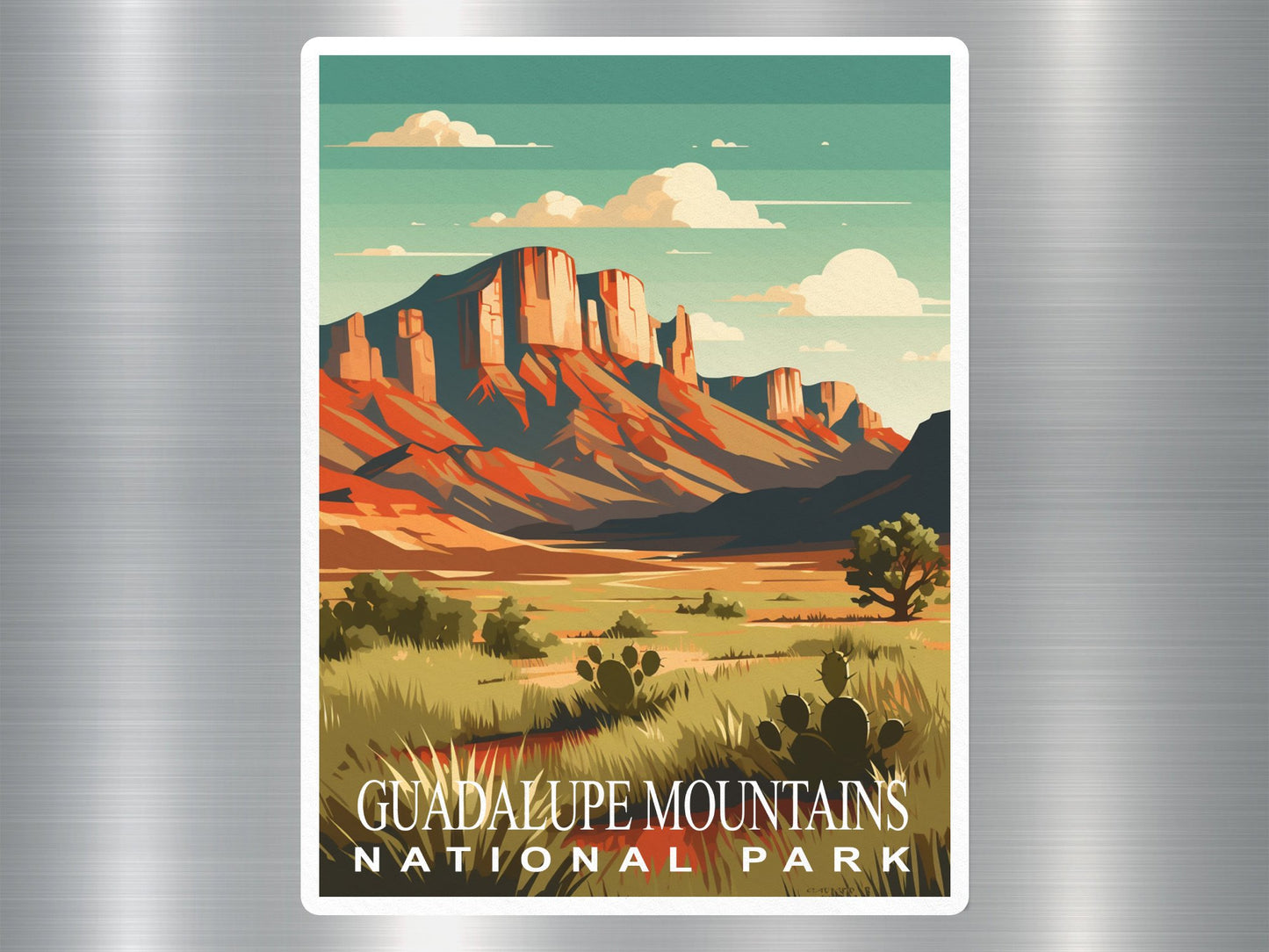 Wholesale Vintage Guadalupe Mountains National Park Sticker