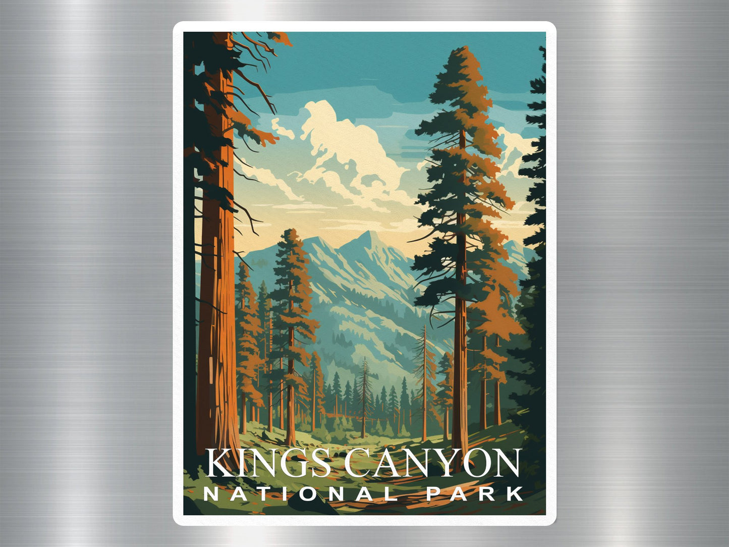 Wholesale Vintage Kings Canyon National Park Sticker