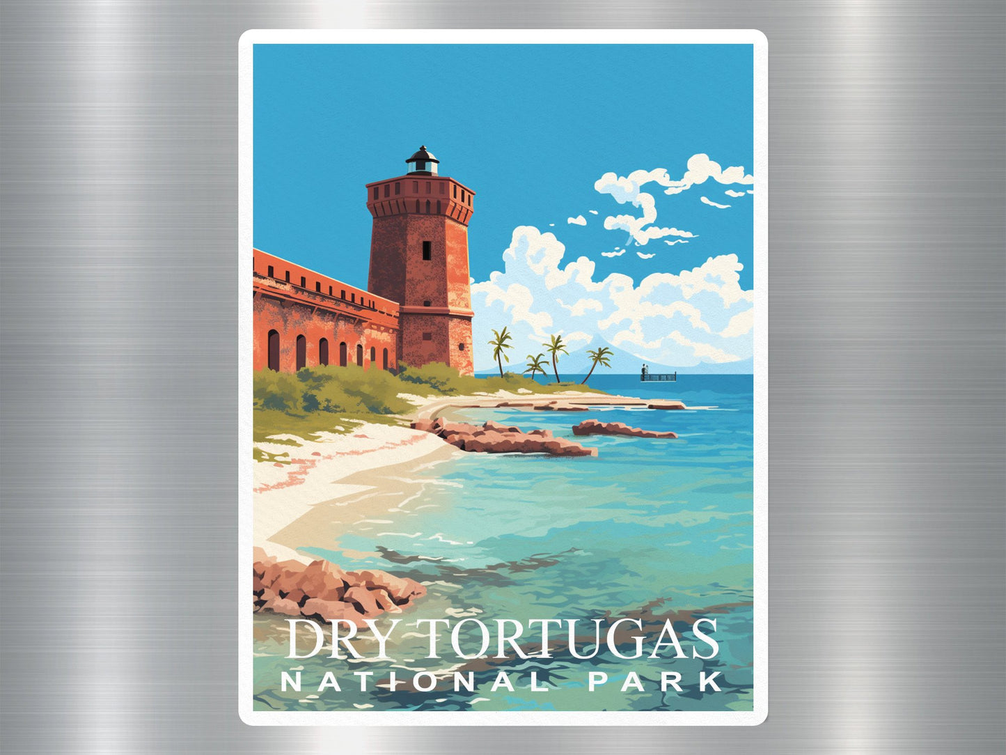 Wholesale Vintage Dry Tortugas National Park Sticker