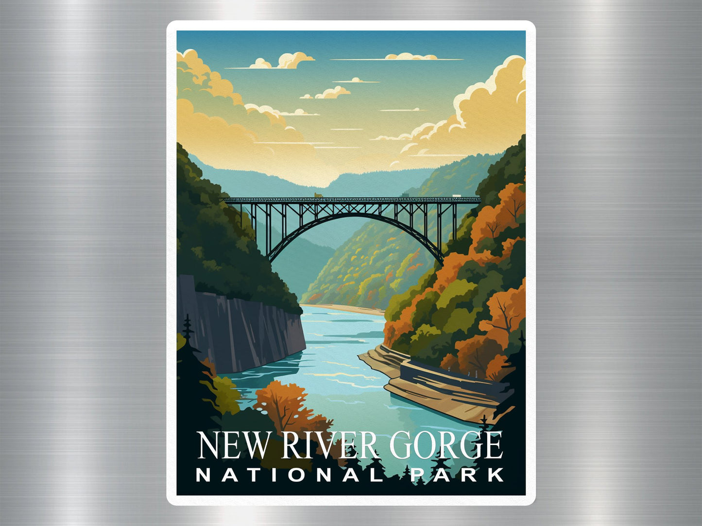 Wholesale Vintage New River Gorge National Park Sticker
