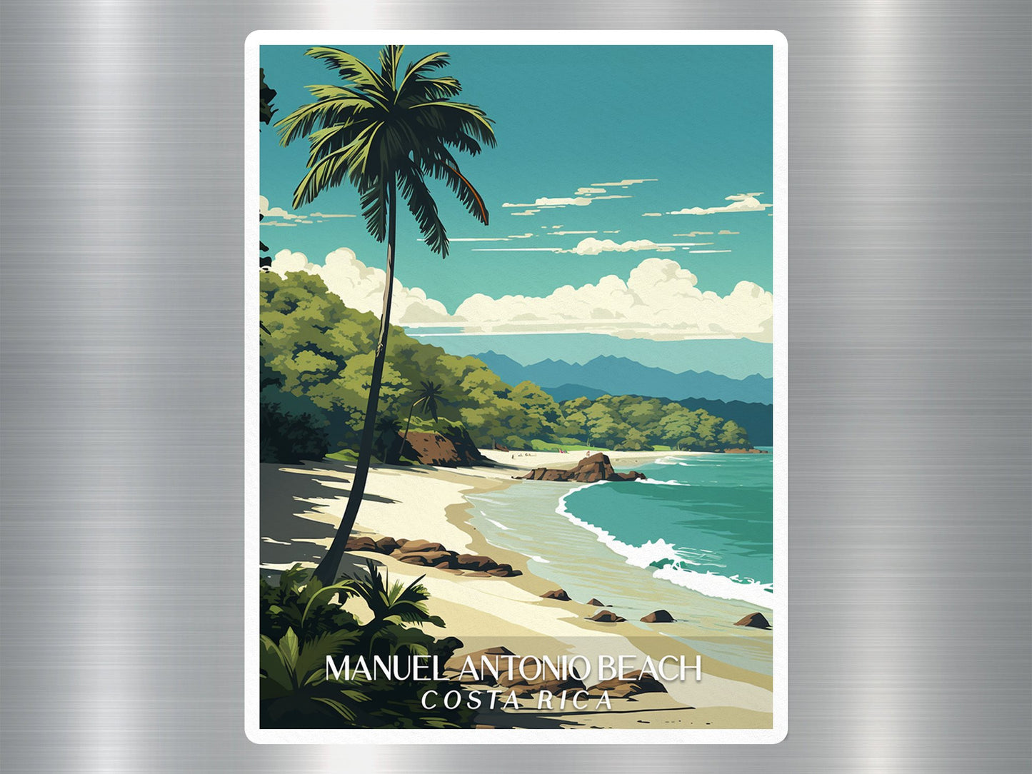 Wholesale Vintage Manuel Antonio Beach Costa Rica Sticker