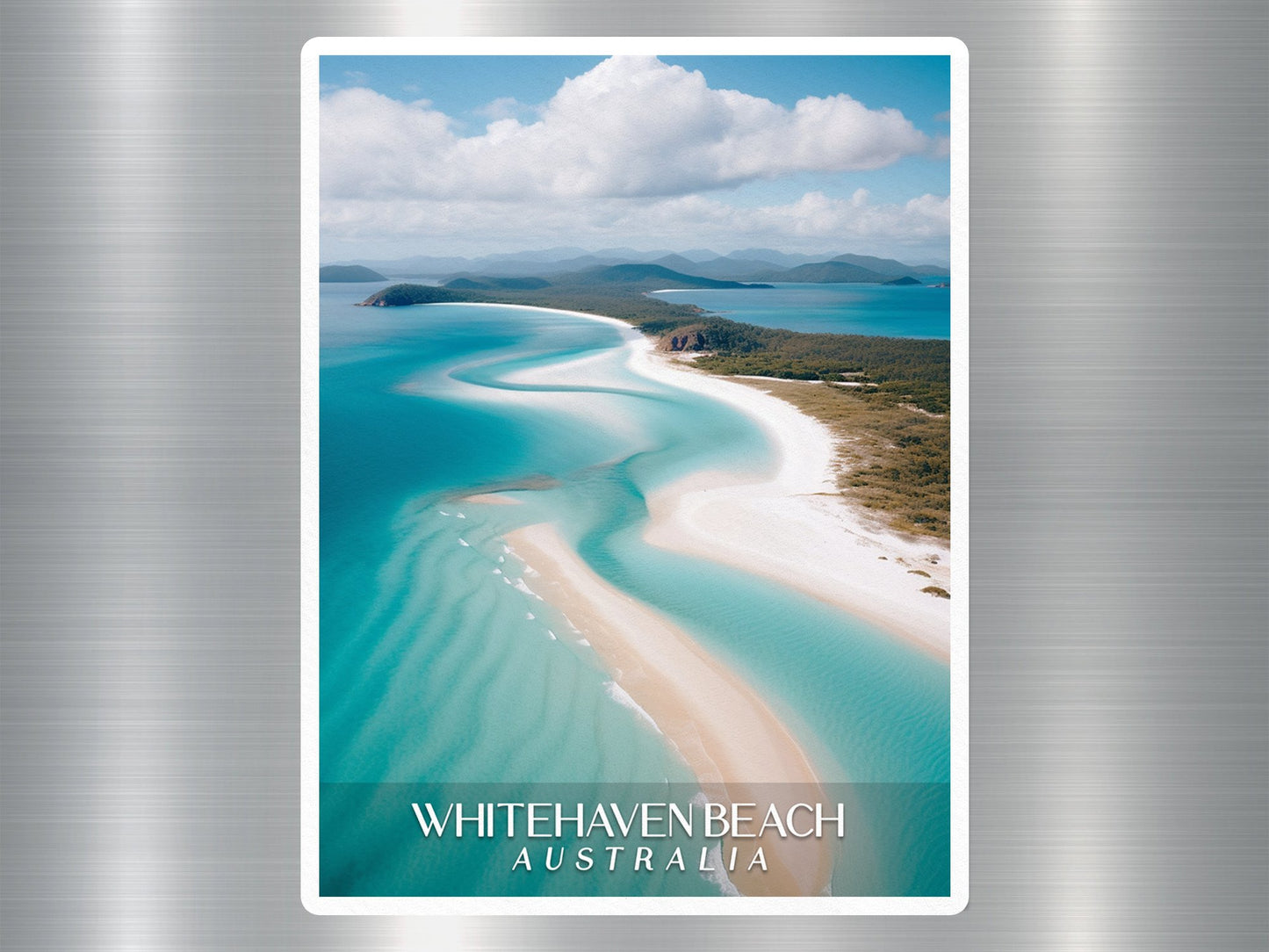 Wholesale Vintage White Haven Beach Australia Sticker
