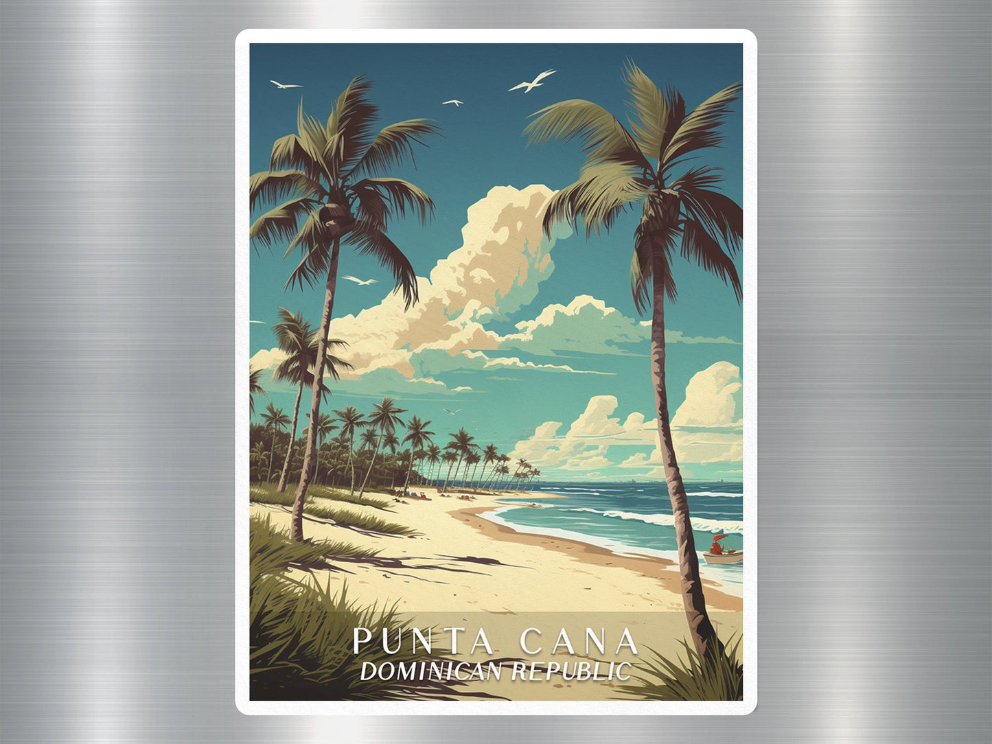 Wholesale Vintage Punta Cana Dominican Republic Sticker