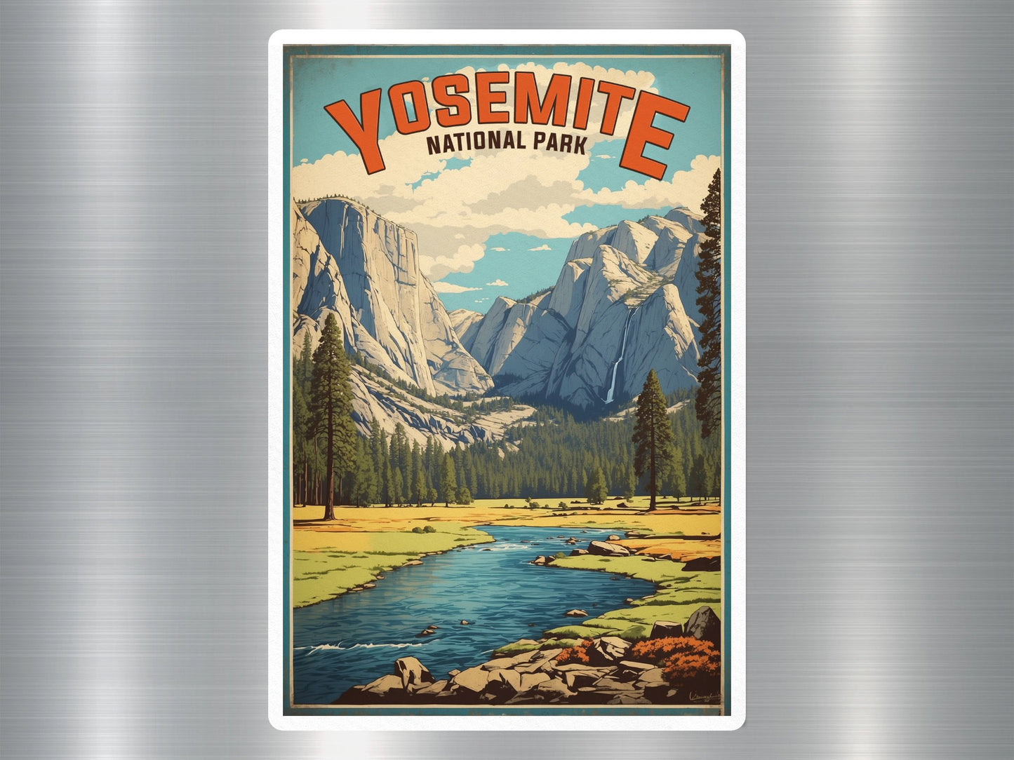 Wholesale Vintage Yosemite National Park Sticker