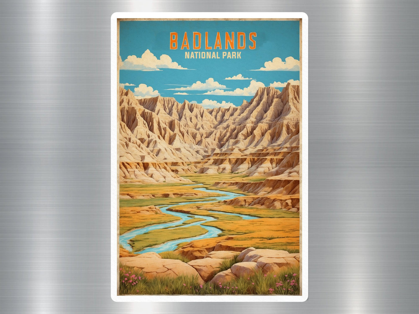 Wholesale Vintage Badlands National Park Sticker