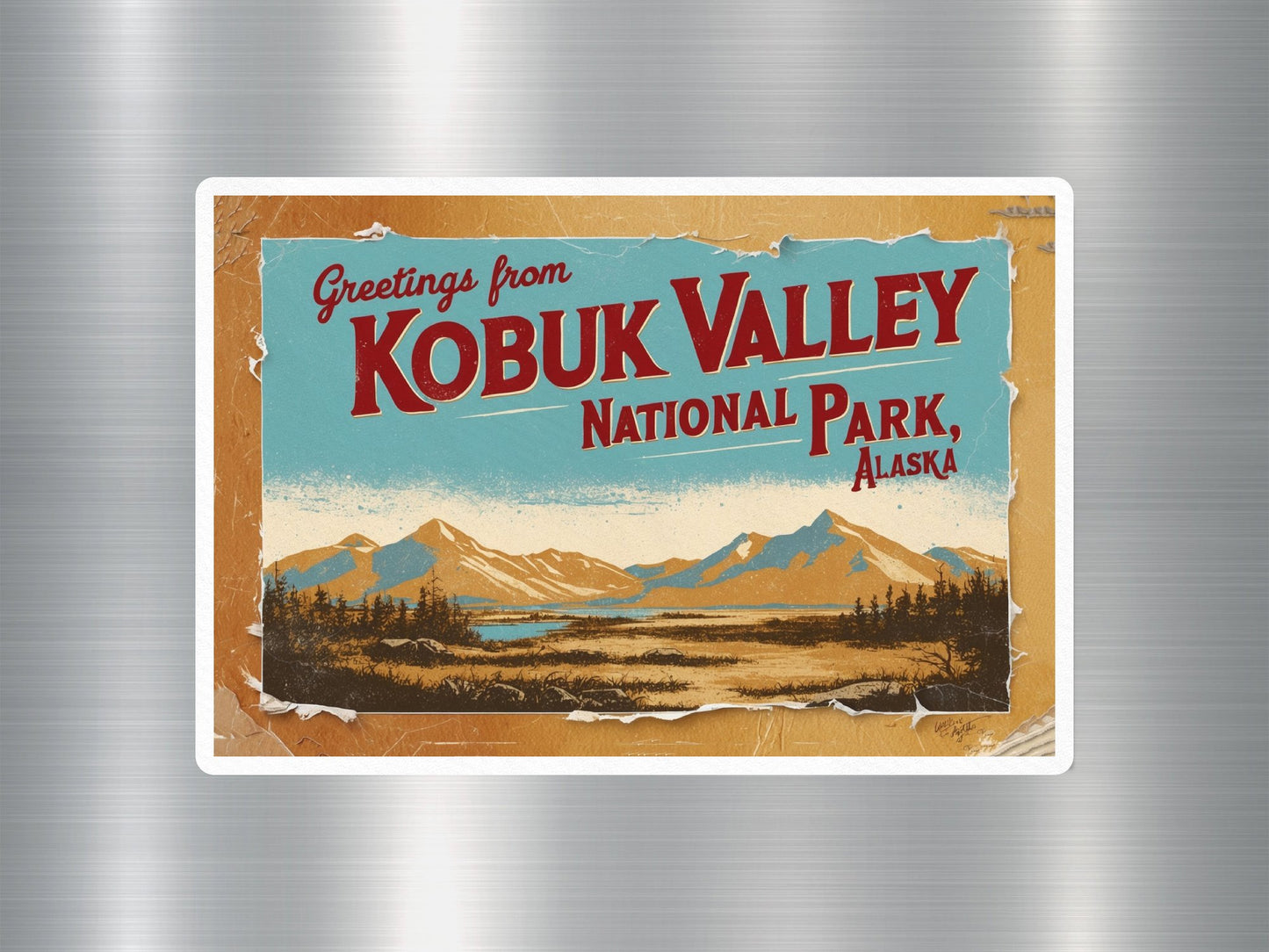 Wholesale Vintage Kobuk Valley National Park Sticker