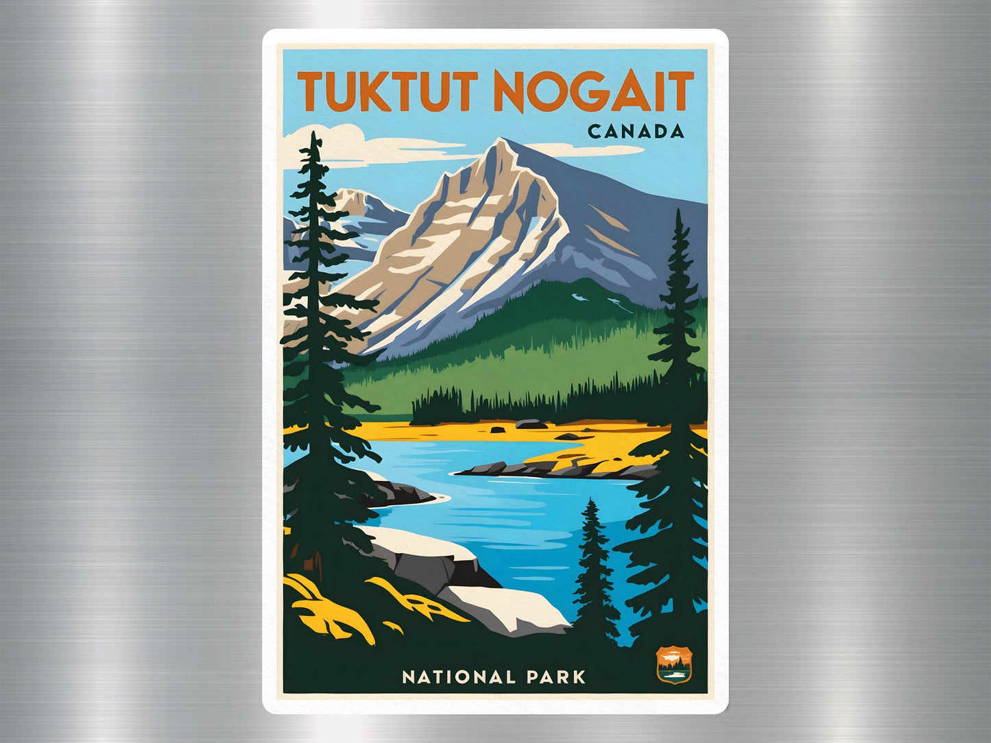 Wholesale Tuktut Nogait Canada National Park Sticker