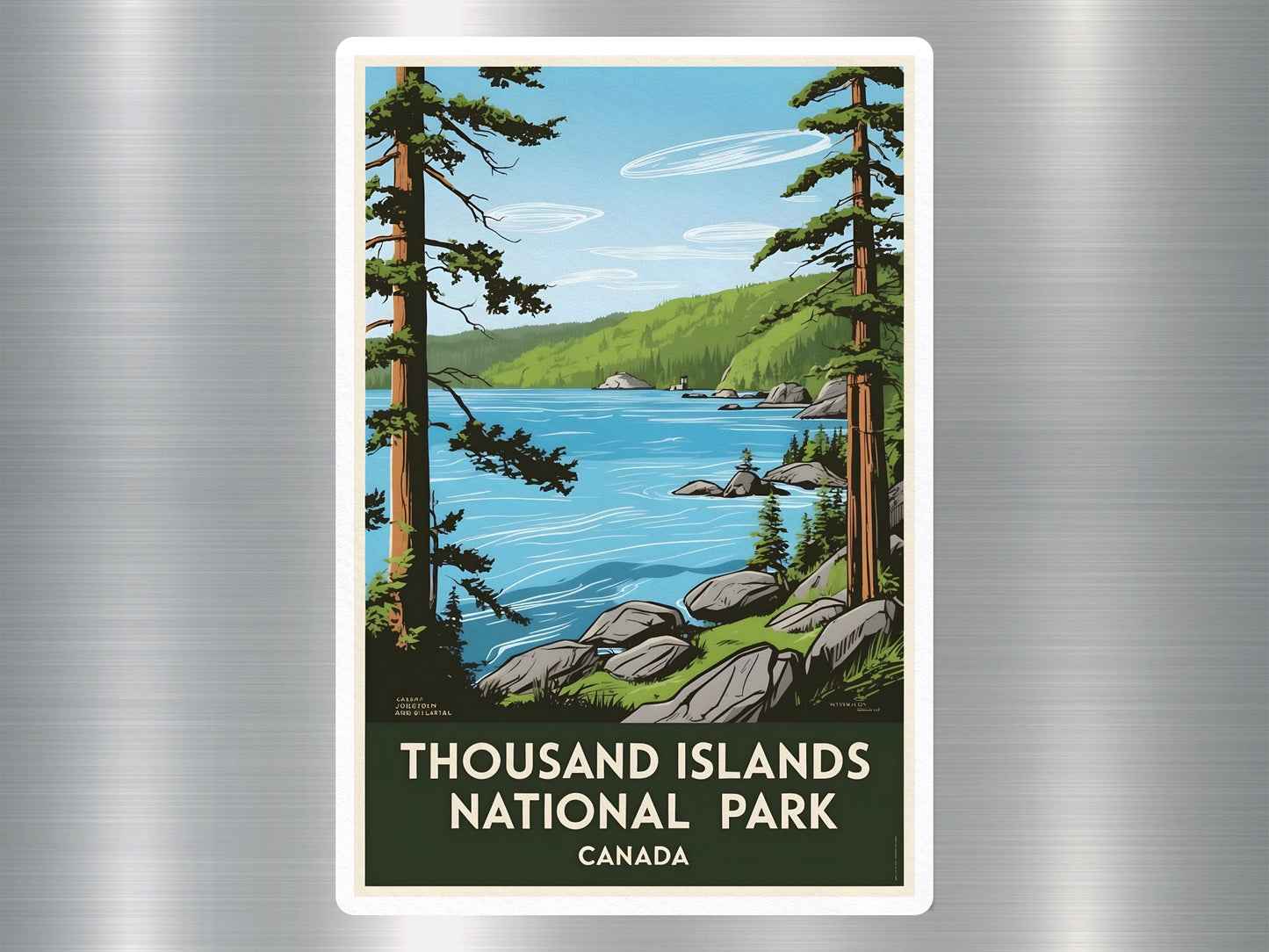 Wholesale Thousand Island Canada National Park Sticker