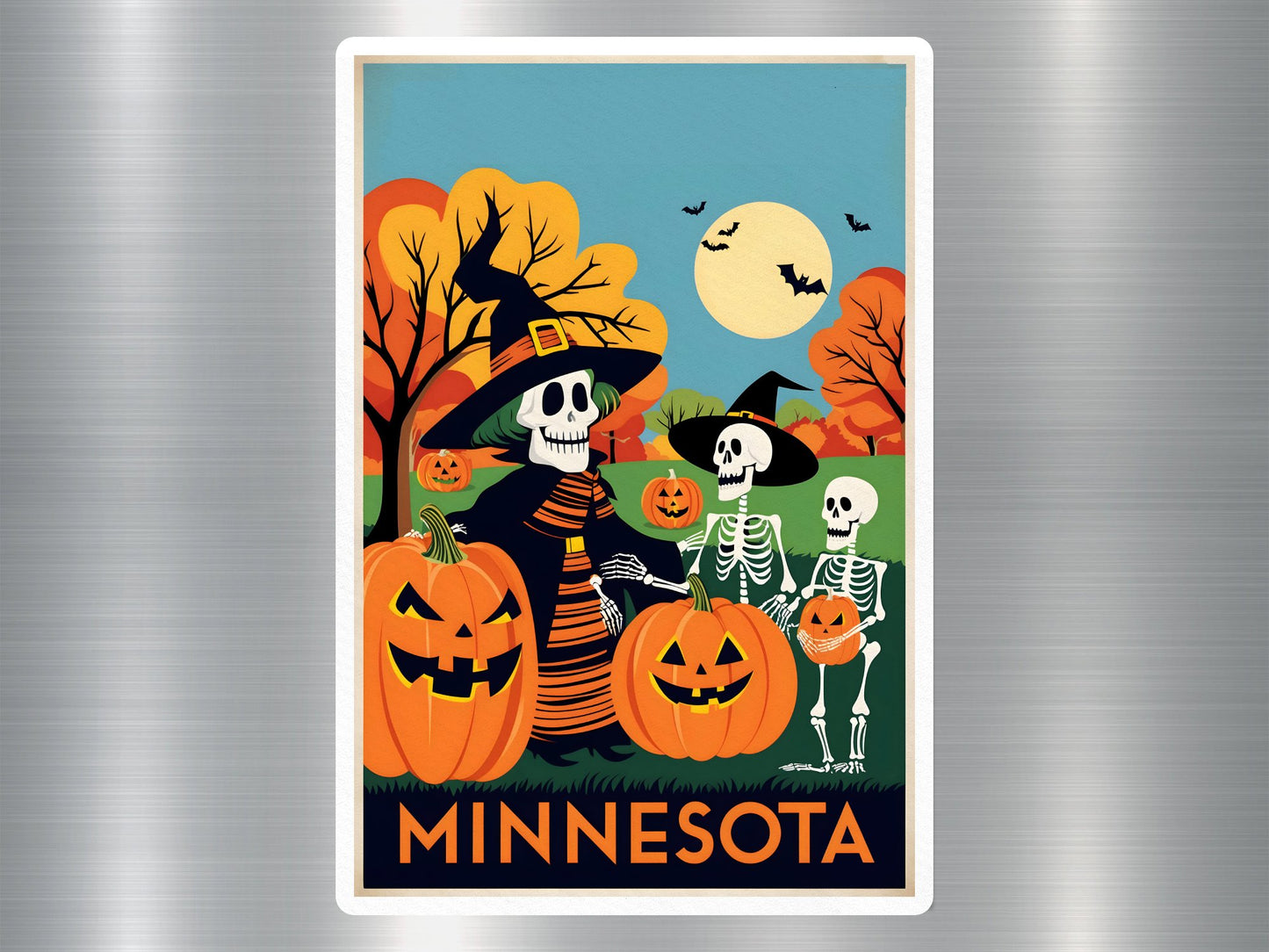 Minnesota Halloween Sticker