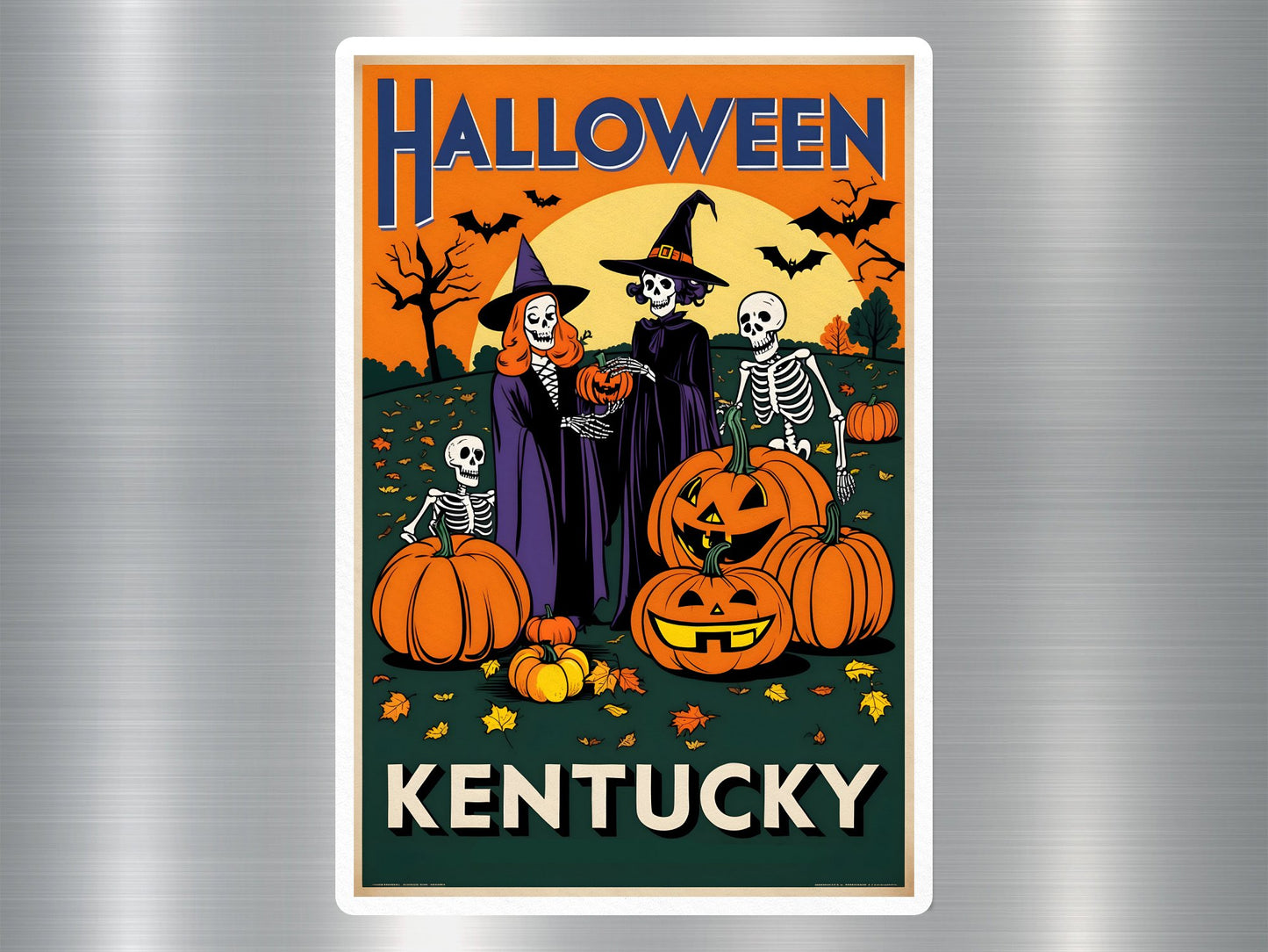 Kentucky Halloween Sticker