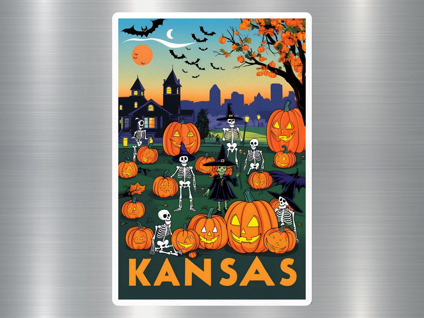 Kansas Halloween Sticker