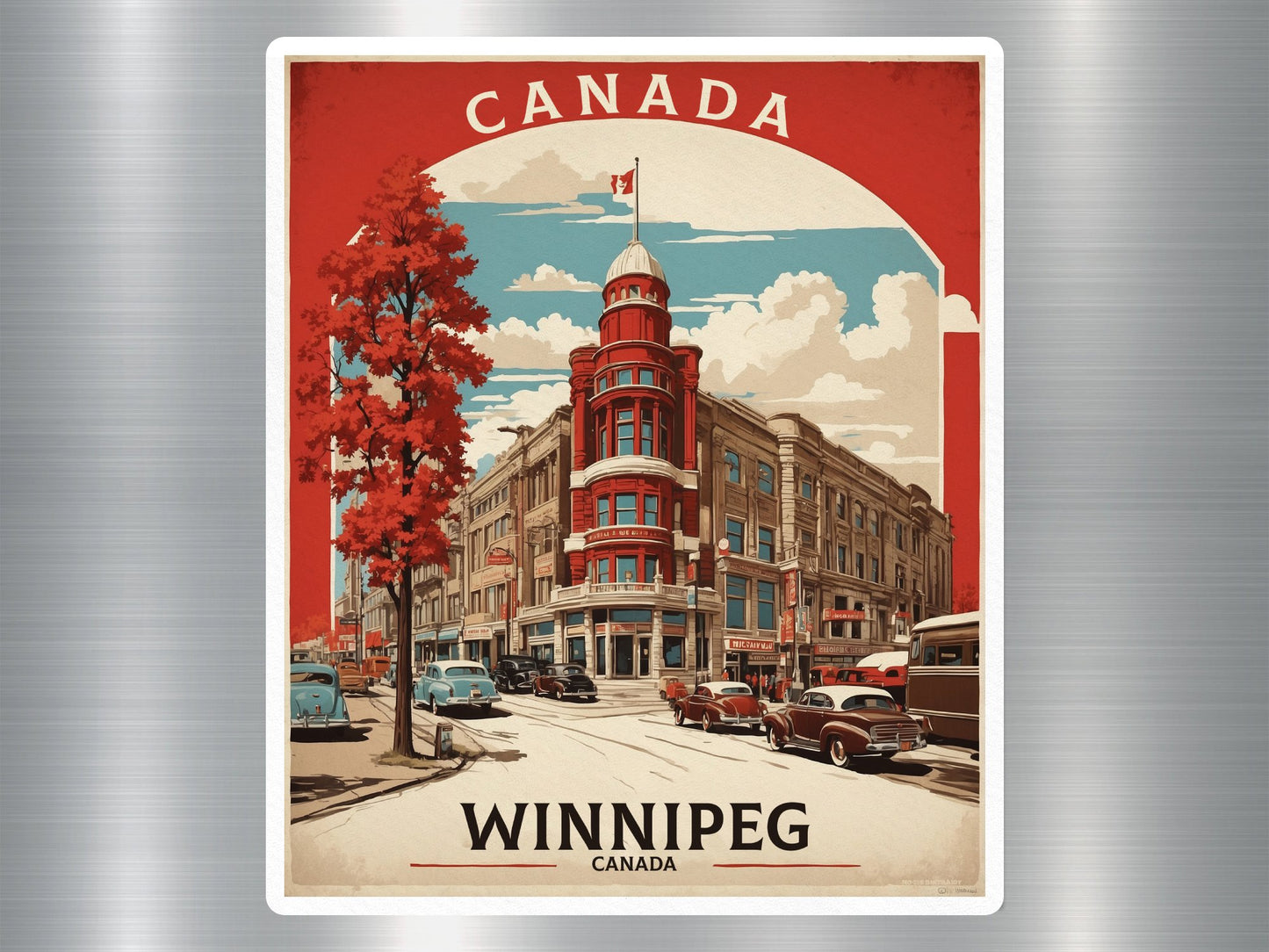 Wholesale Vintage Winnipeg Canada Sticker
