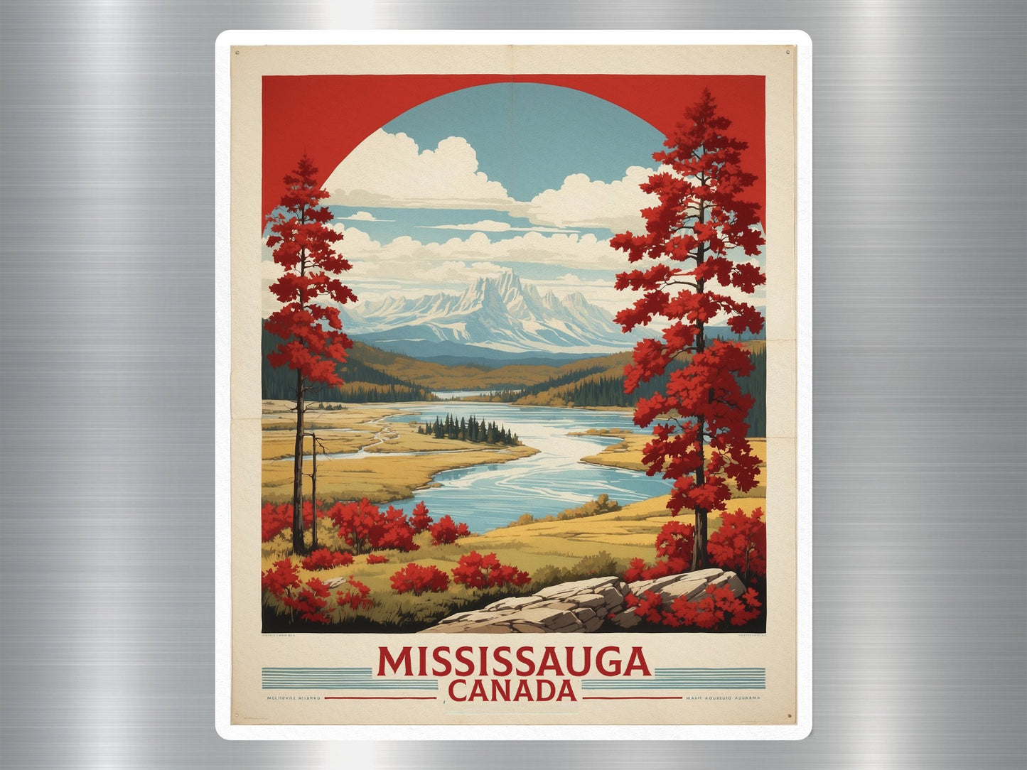 Wholesale Vintage Missessauga Canada Sticker