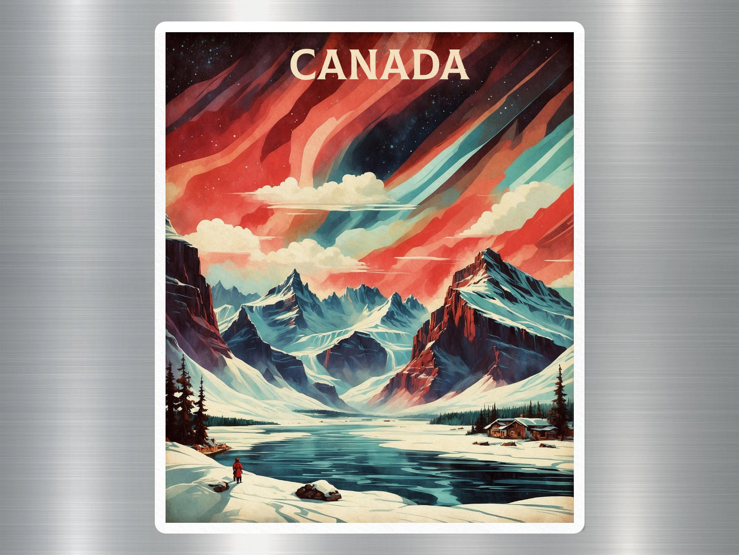 Wholesale Vintage Snow Canada Sticker