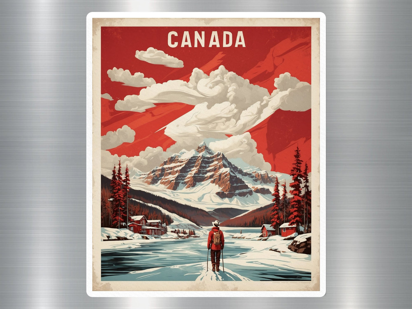 Wholesale Vintage Tourism Canada Sticker