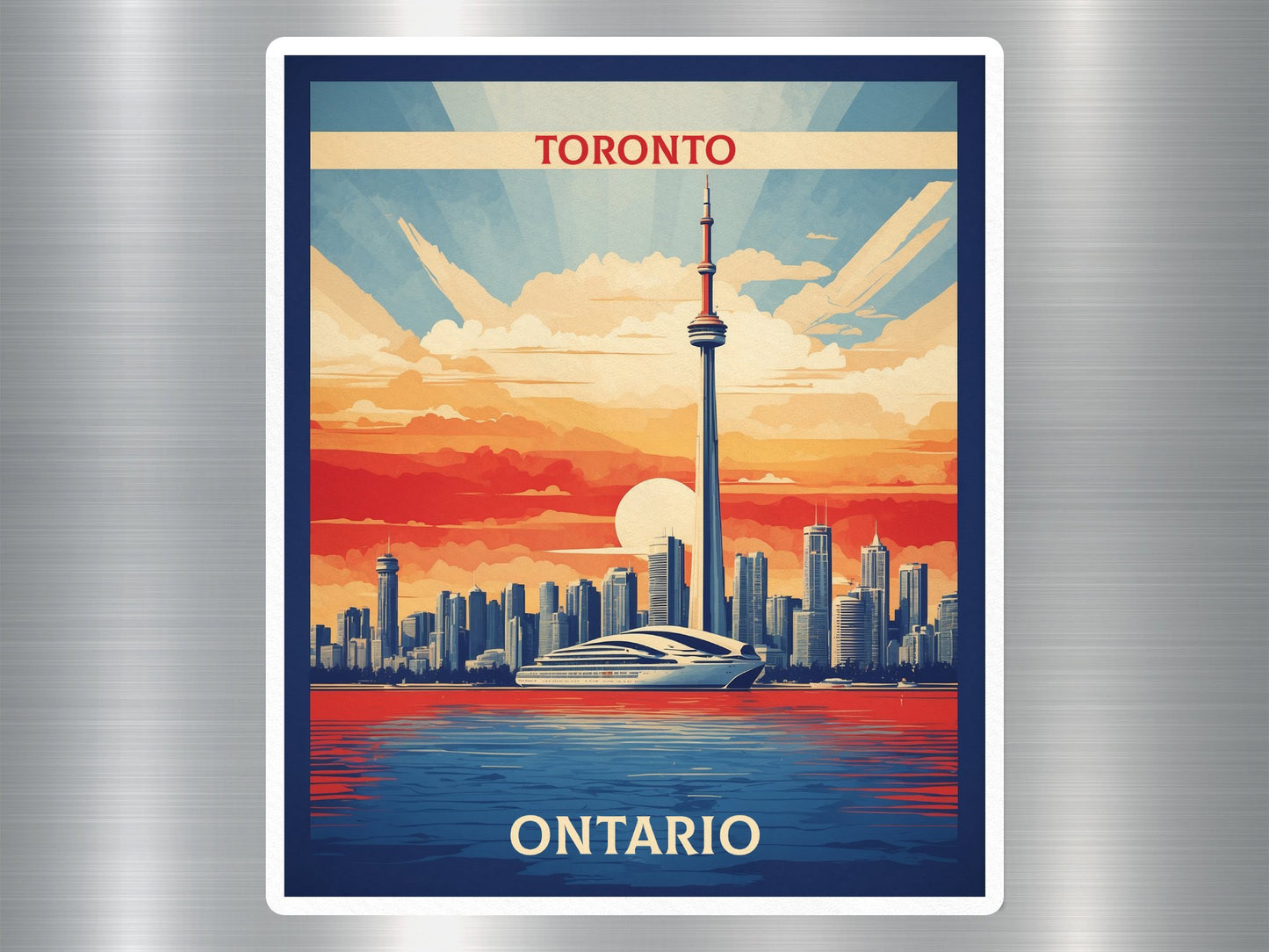Wholesale Vintage Toronto Ontario Canada Sticker