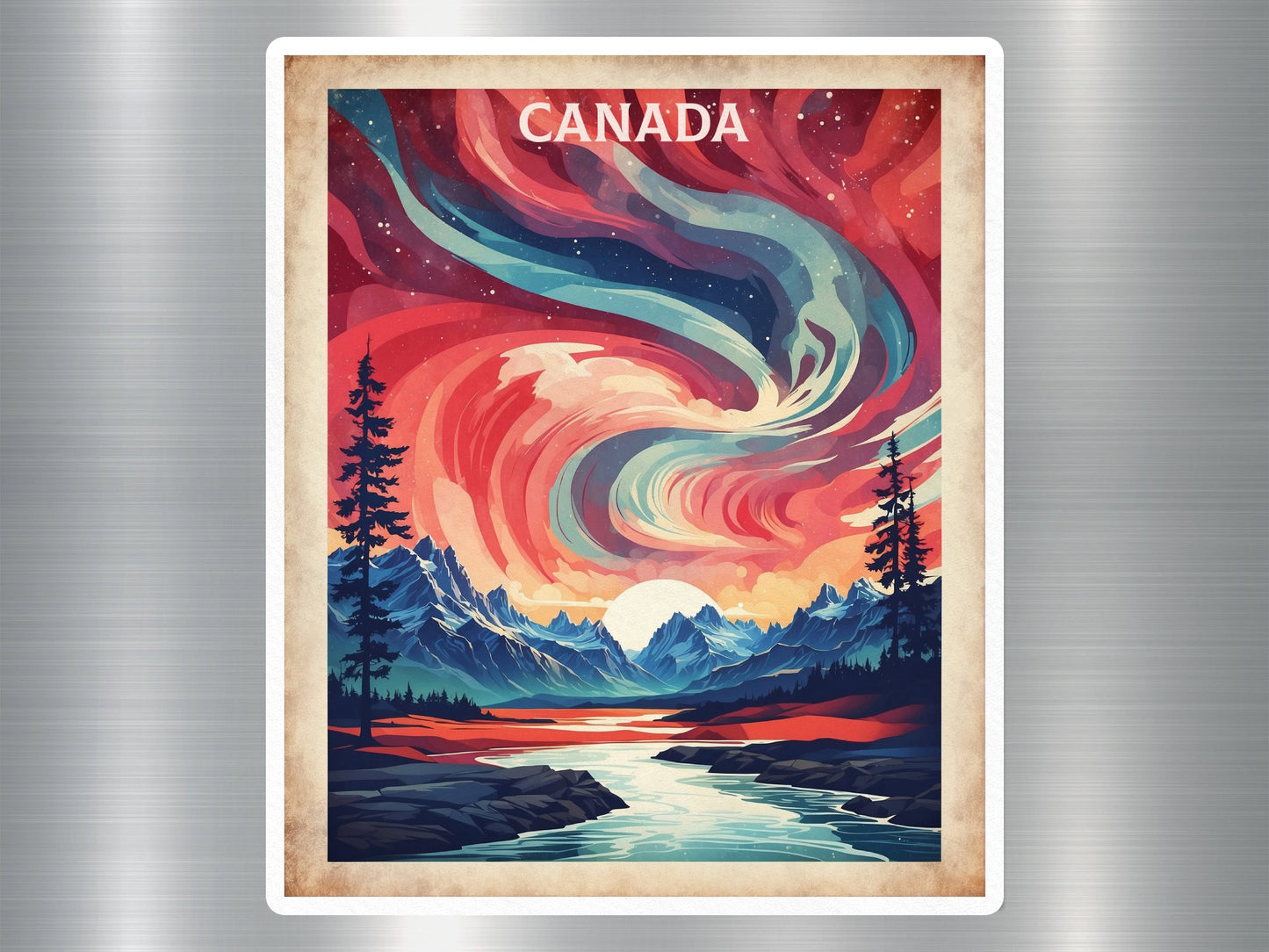 Wholesale Vintage Celestial Symphony Canada Sticker