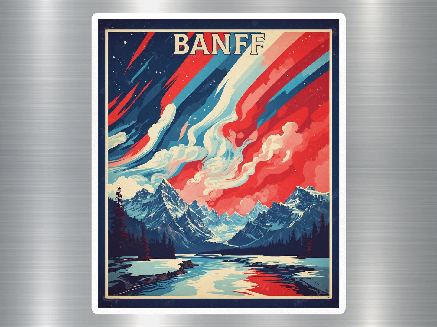 Wholesale Vintage Banff Canada Sticker