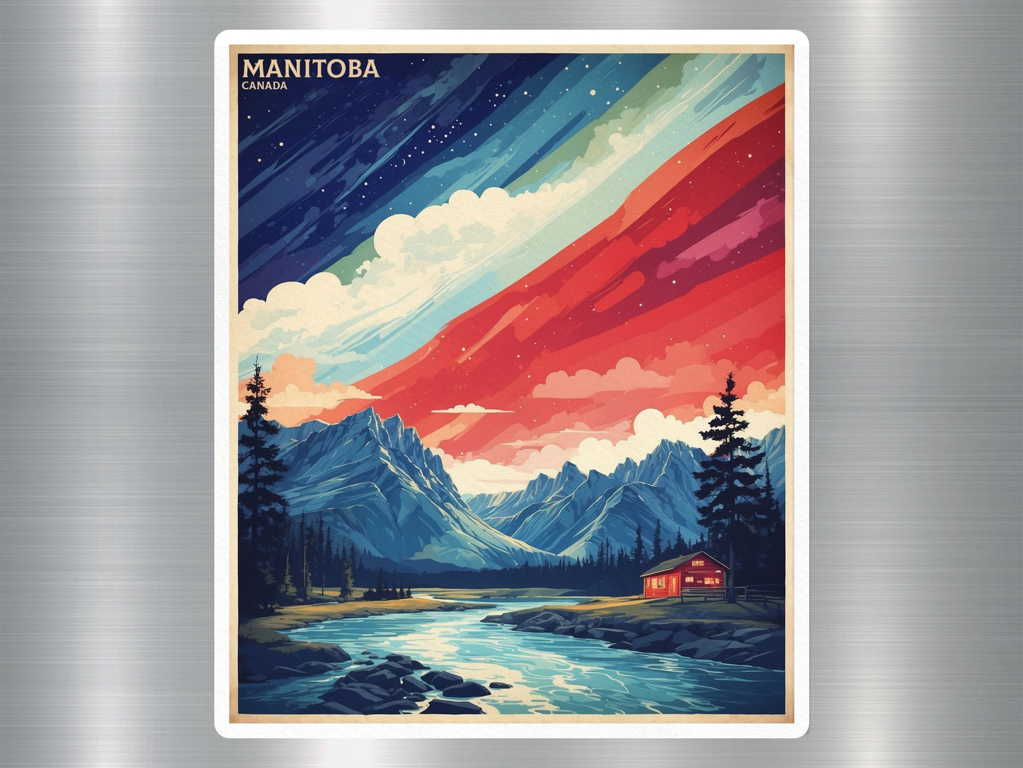 Wholesale Vintage Manitoba Canada Sticker