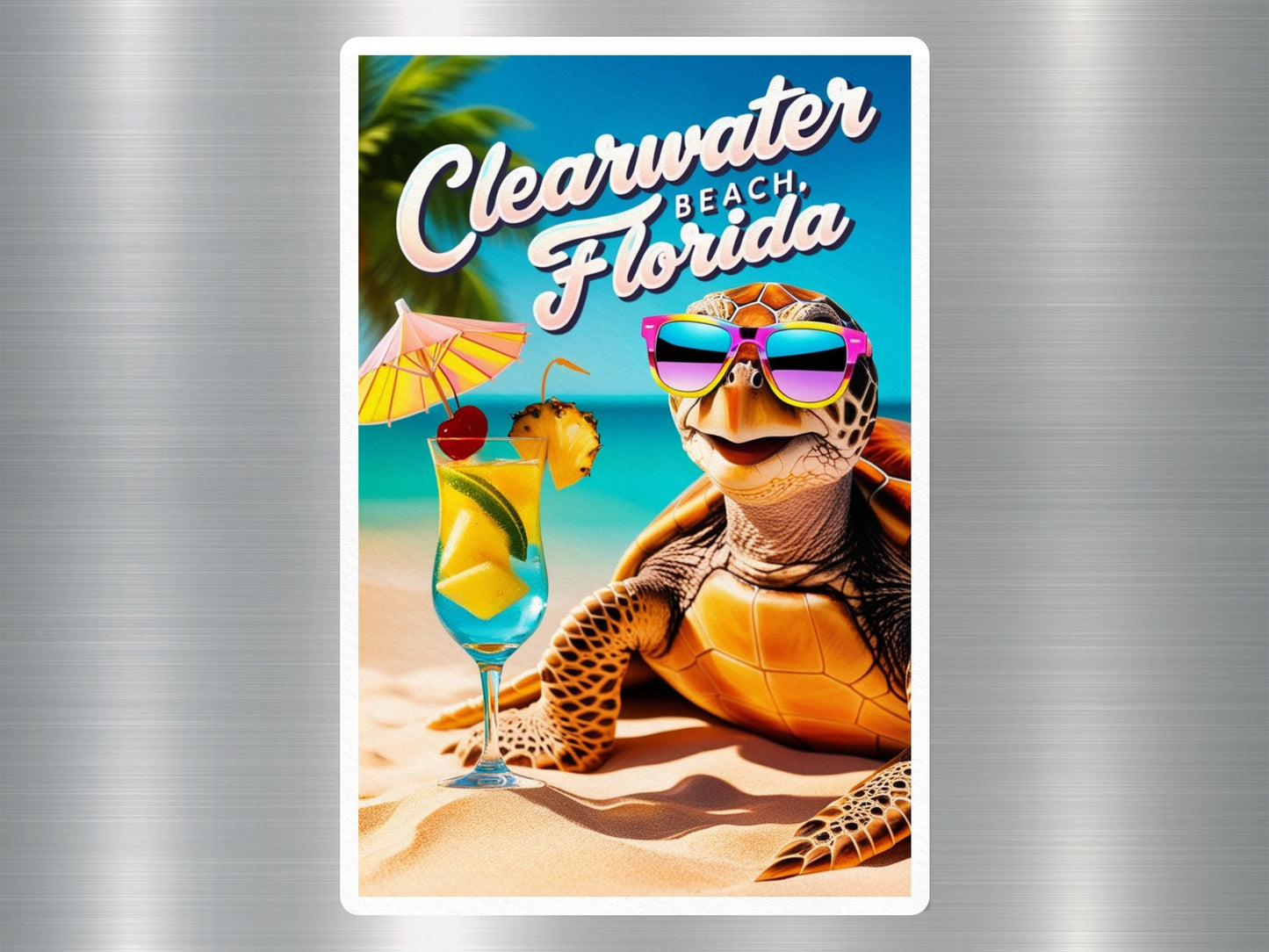 Wholesale Clearwater Beach Florida Turtle Sticker