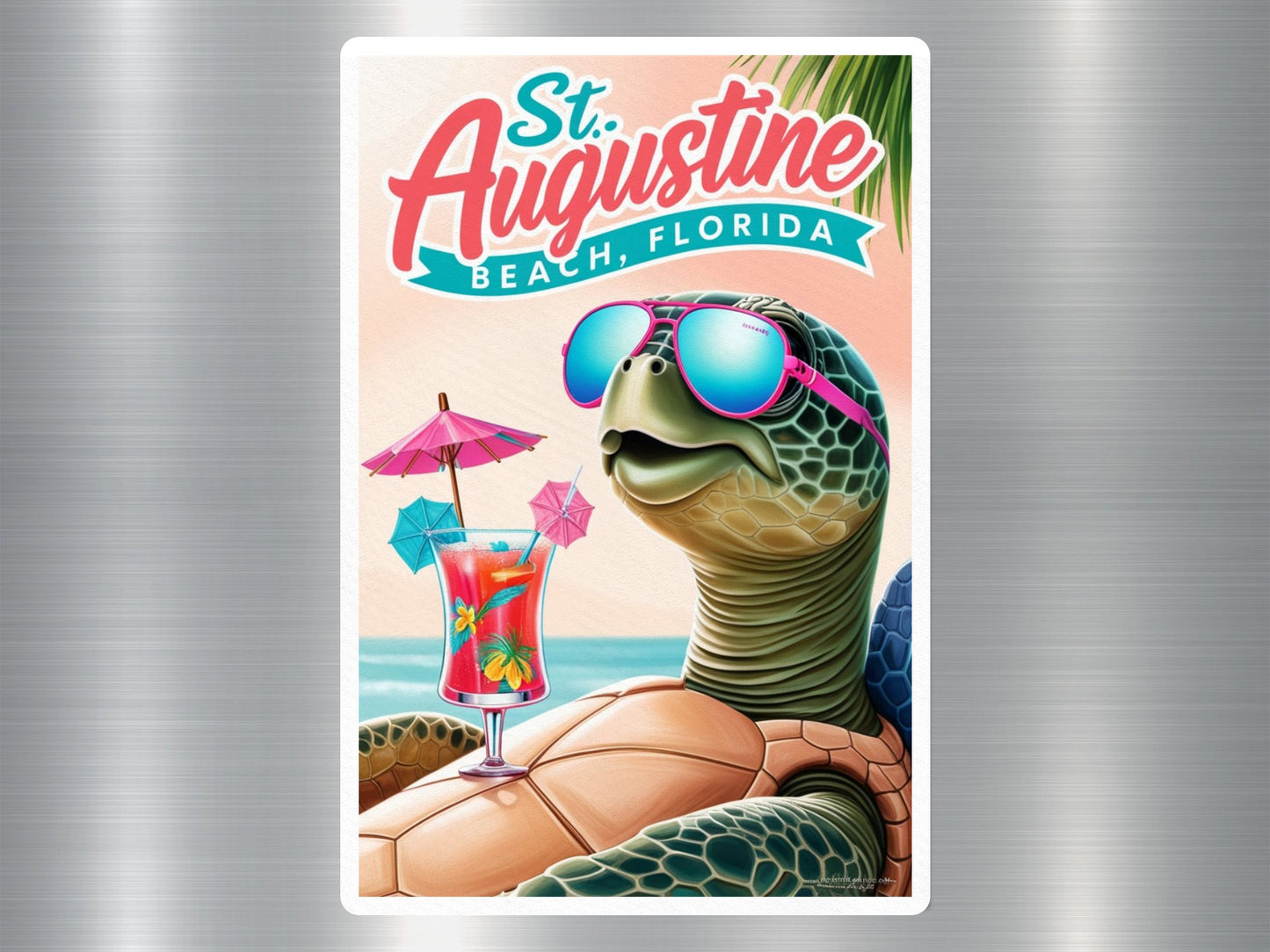 Wholesale St. Augustine Beach Florida Turtle Sticker