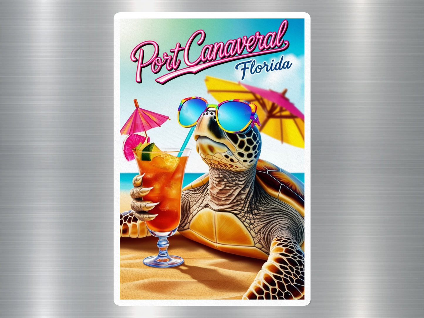 Wholesale Port Canaveral Florida Turtle Sticker
