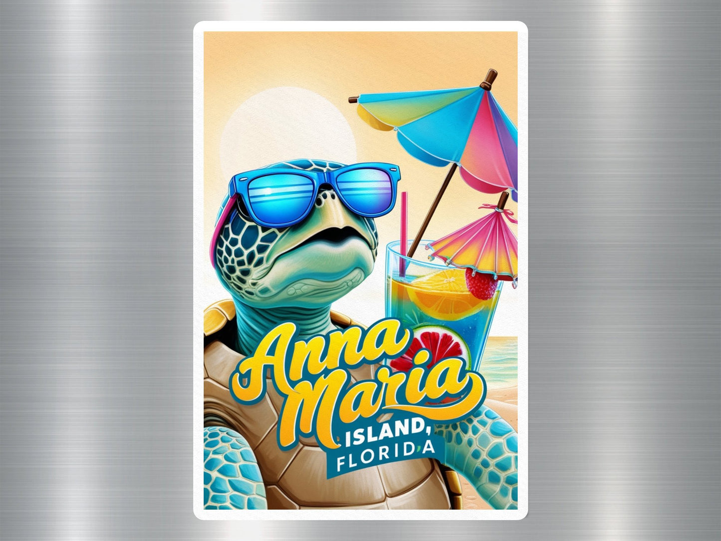 Wholesale Anna Maria Island Florida Turtle Sticker