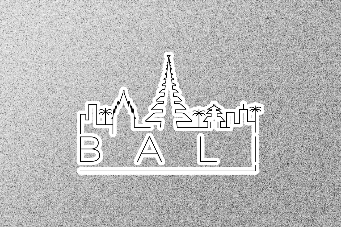 Wholesale Bali Skyline Sticker