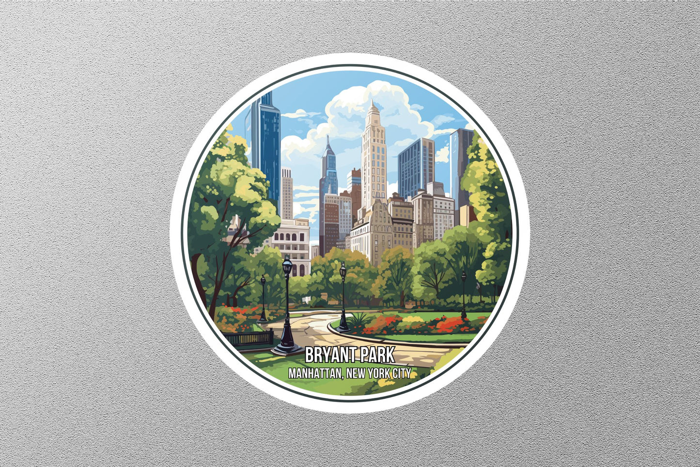 Wholesale Bryant Park Sticker