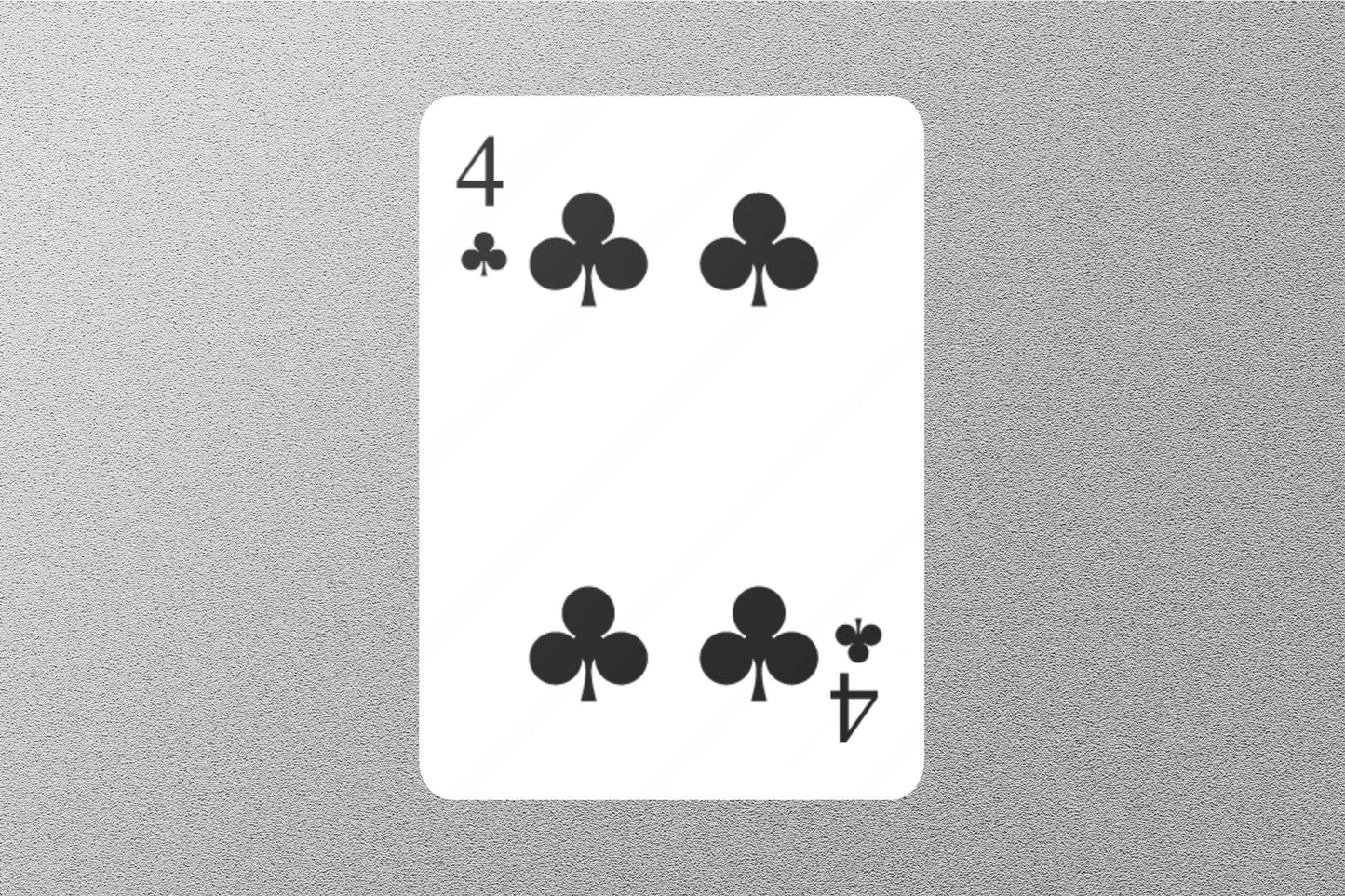 Wholesale 4 Of Clubs Cards Sticker
