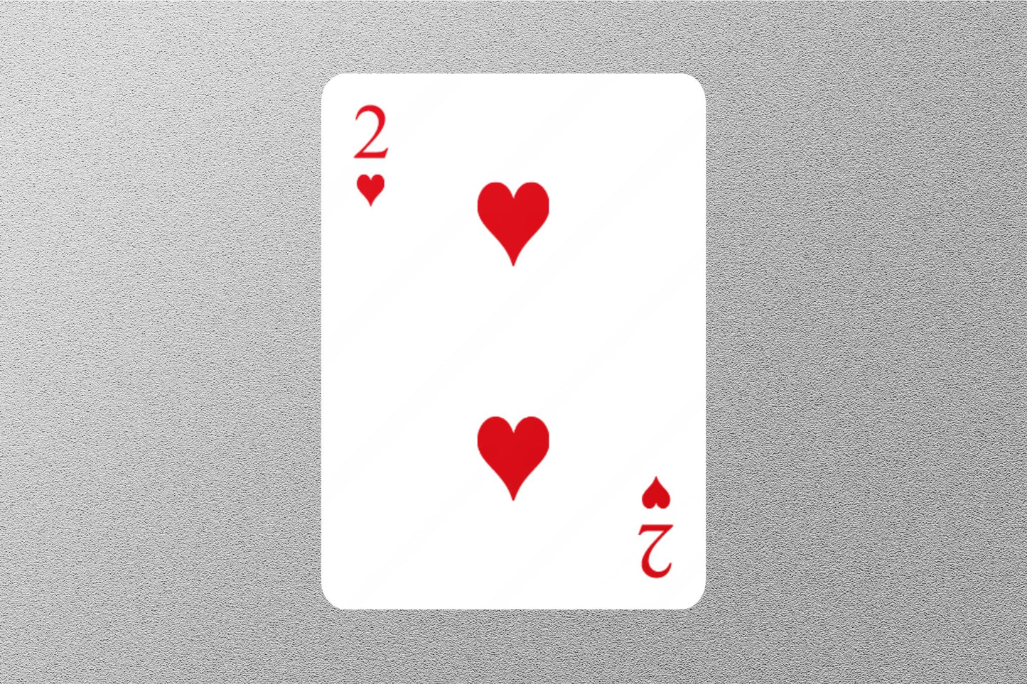 Wholesale 2 of Hearts Cards Sticker