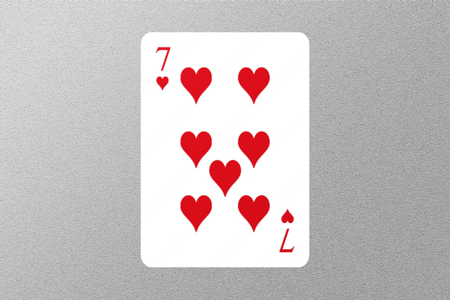 Wholesale 7 of Hearts Cards Sticker