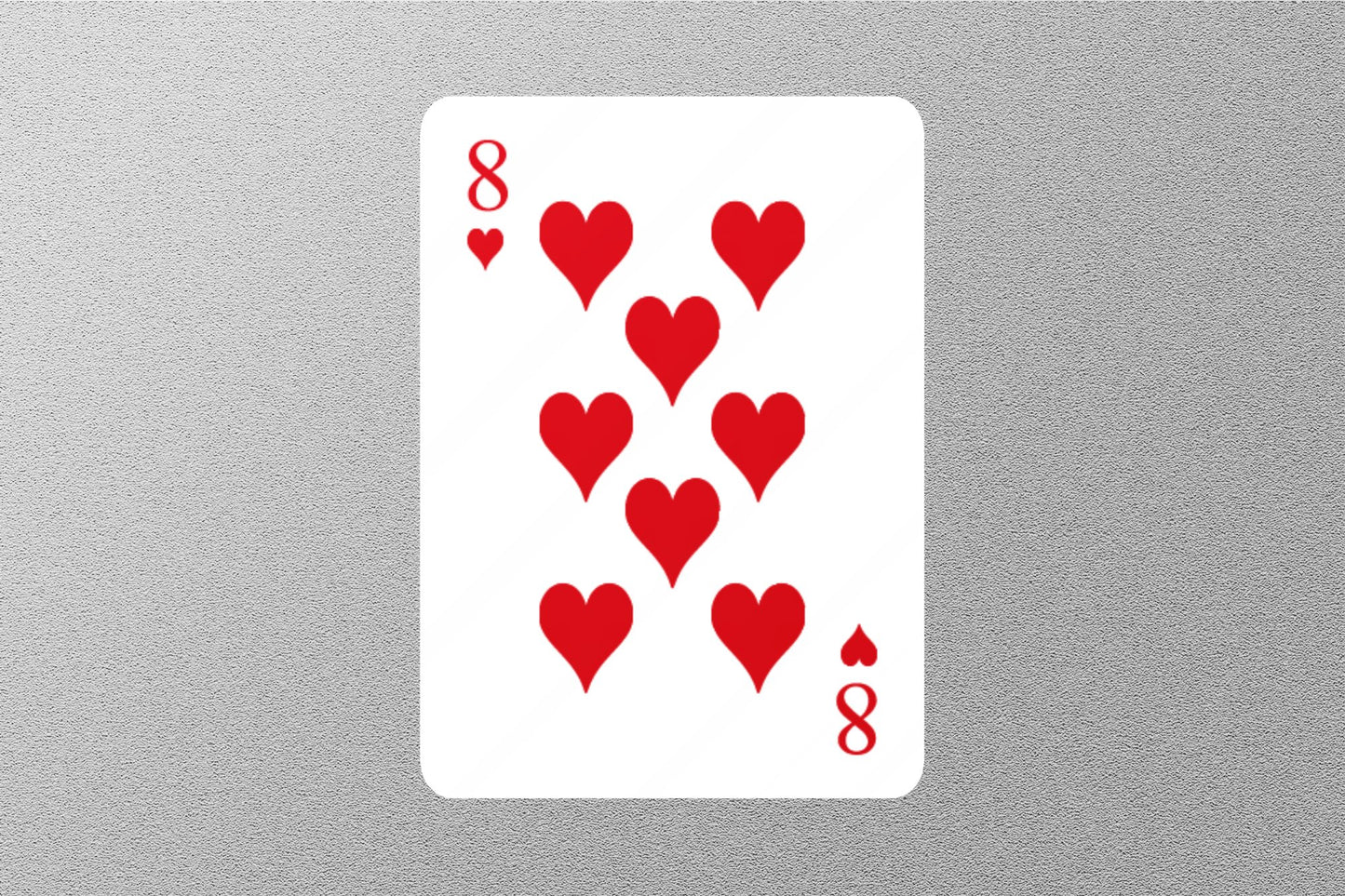 Wholesale 8 of Hearts Cards Sticker