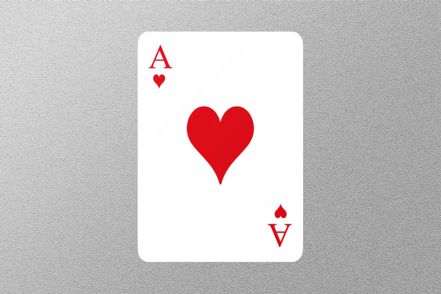 Wholesale Ace of Hearts Cards Sticker