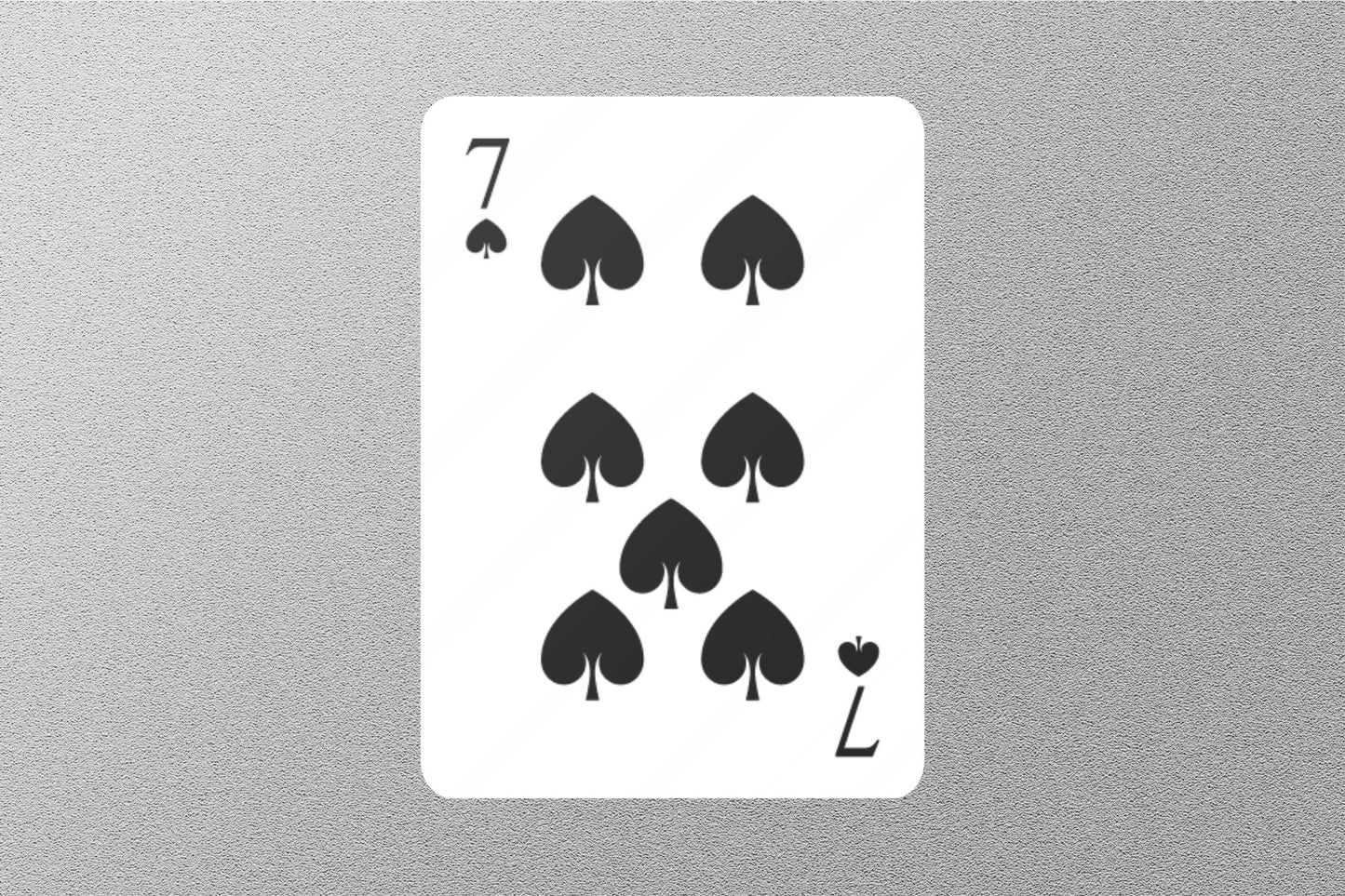 Wholesale 7 of Spades Cards Sticker