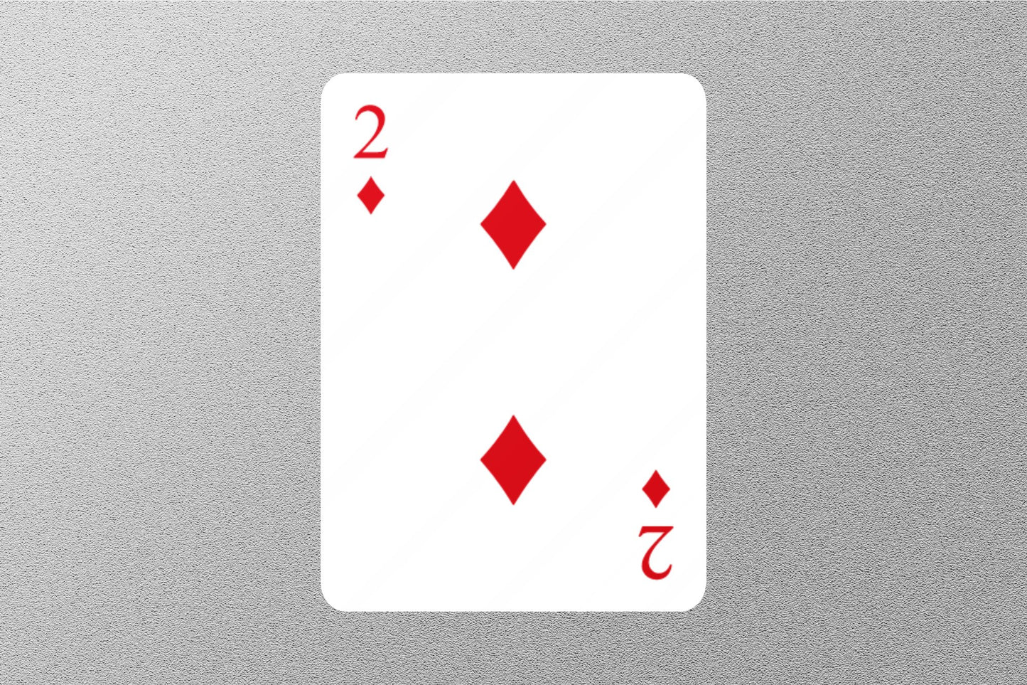 Wholesale 2 of Diamonds Cards Sticker
