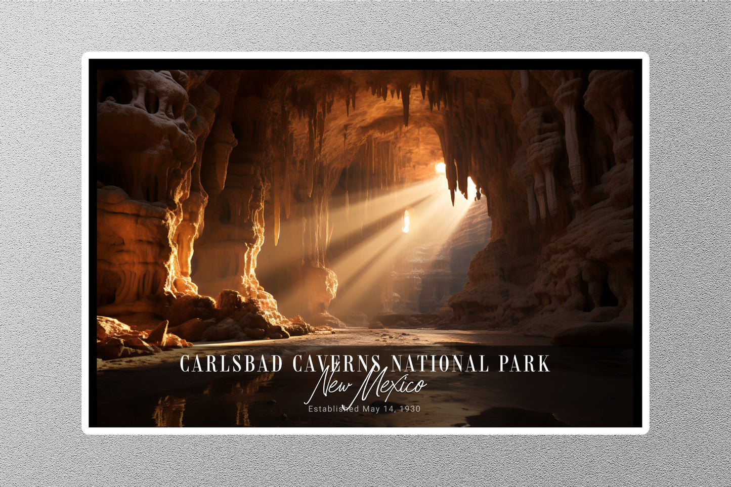 Wholesale Carlsbad Caverns Sunrise National Park Sticker